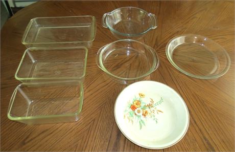 Casserole Dishes, Pie Dishes
