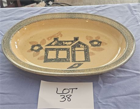 Pfaltzgraff Folk Art “Peaceful Home” Serving Platter