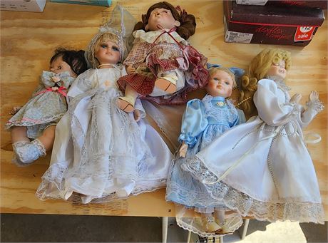 Assortment Of Dolls