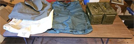 Military Mixed Duffle Bags, Ammo Boxes & More