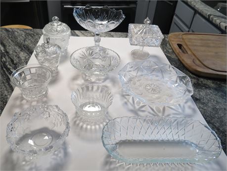 Assorted Crystal, Glass