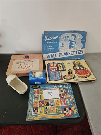 Vintage Baby Cradle Symphony, Sippy Cup, Vintage Nursery Pin-ups & More
