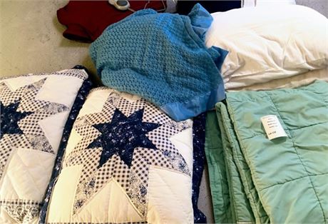 Pillow, Electric Blanket, Throw Blankets, Patchwork Quilt Shams & More