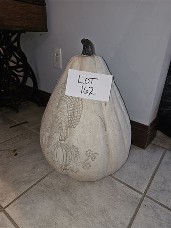 Large Resin Turkey Pumpkin 18” Tall