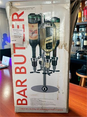 Bar Butler 4 Bottle Beverage Dispenser In Original Box