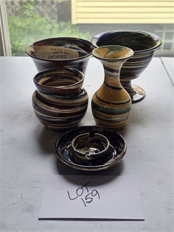 Desert Sands "Mission Swirl" T.Evan Mixed Pottery- Size & Style Vary