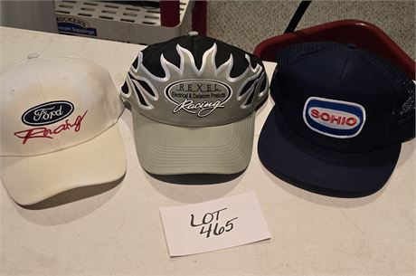 Mixed Racing Ball Caps- Ford, S Ohio, Rexel