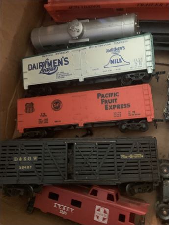 Victor Steel Railroad Train Set, Tyco Track & More