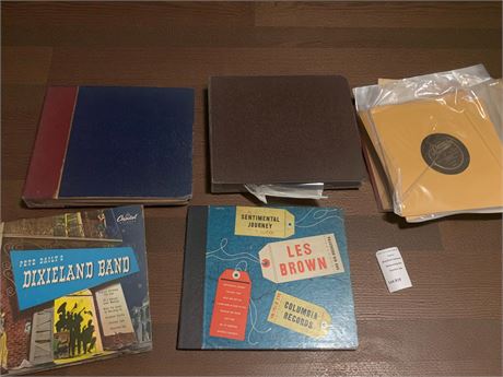 Decca 78 RPM Records - Pete Dailys Dixie Land Band, Les Brown & More