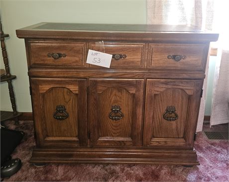 Wood Side Storage Cabinet
