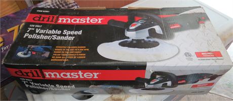 Drill Master 7" Variable Speed Polisher/Sander