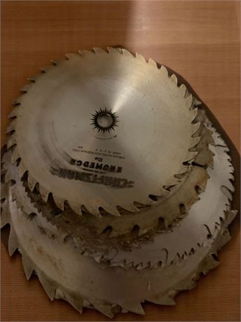 Craftsman Kromedge Chrome/Nickel/Steel Circular Saw Blades 7 1/4" - 10"