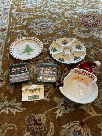 Holiday Platters, Spreaders and other items