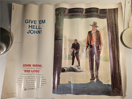 1970 "Give Em Hell John" Movie Poster