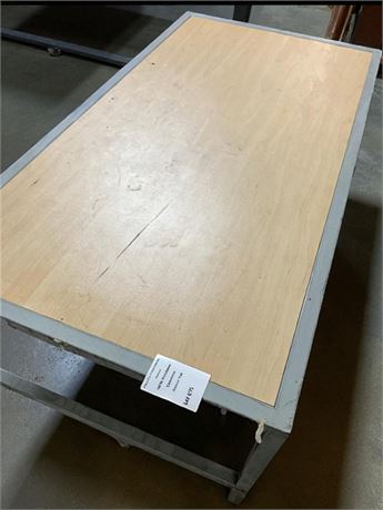 Metal & Wood Multi-Purpose Retail Clothing/Display Table 45.5 x 24 x 18.5