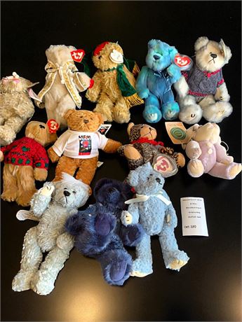 TY Beanie Baby Stuffed Bear Lot