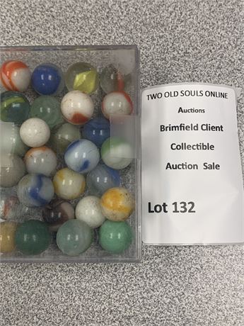 Vintage Glass Marbles Lot