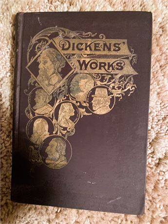 1870 Charles Dickens Book Lot The Pickwick Papers, Pictures from Italy & More