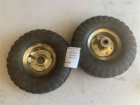 Tire & Rim Set of 2 - 410 X 3.50