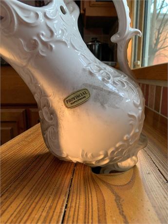 Napcoware Ceramic Pedestal Urn Planter & Pitcher Lot