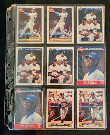 Ken Griffey Jr. Sleeve of Cards