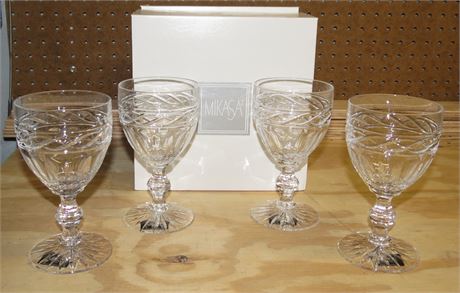 Mikasa Crystal Goblets