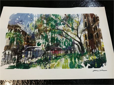 Commonwealth in Bloom Seriolithograph By Misha Lenn Via Park West Gallery