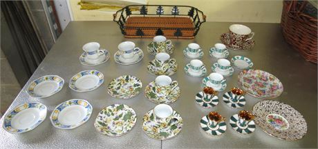 Miniature Tea Cups, Saucers