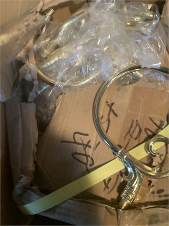 Brass Lighting Parts - Scroll-Design Arms & More - 1 Box