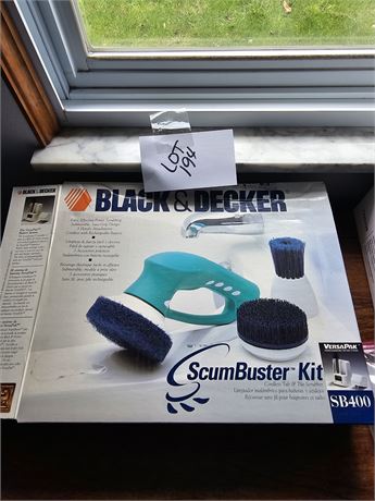 Black & Decker Scum Buster Kit In Box