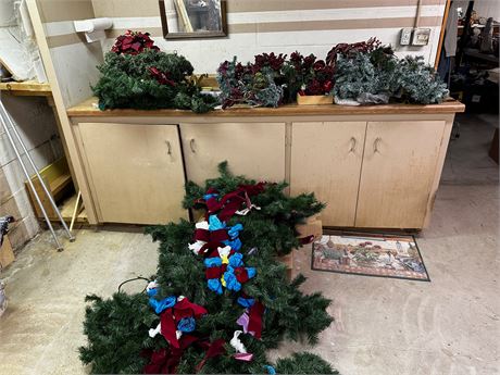 Large Lot of Holiday Greenery