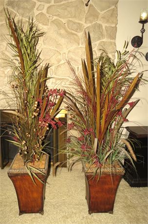 Decorative Vases, Artificial Flower Arrangements