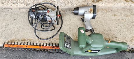 Impact Driver, Trimmer, Router