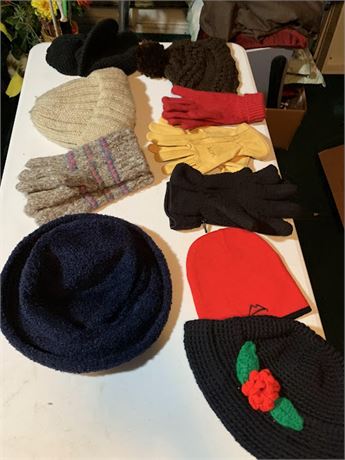 Ladies Winter Gloves & Hats Lot