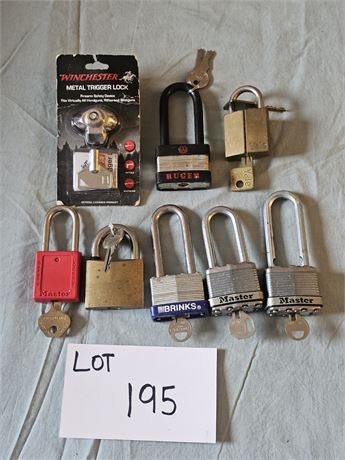 Mixed Locks- Master, Brinks, Yale , Ruger & More
