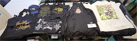 Large Lot of Concert T-Shirts & More - Mixed Artist T-Shirts