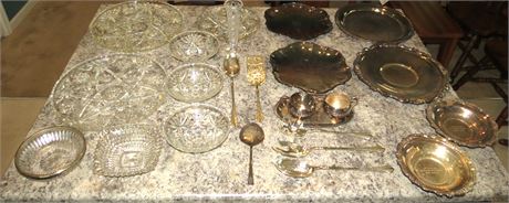 Crystal & Silverplated Items