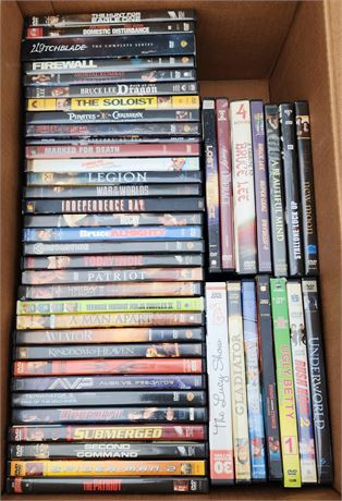 Box of Assorted DVD's