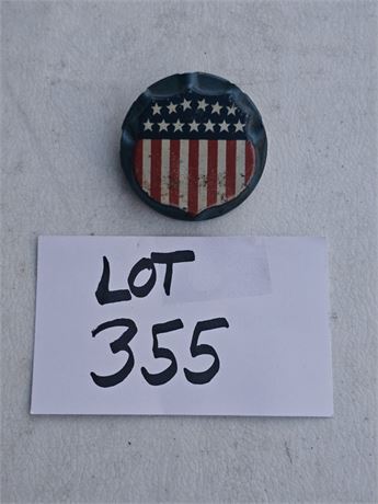 1950's American Flag License Plate Holder