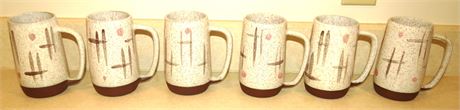 Walter Roche MCM Pottery Mugs