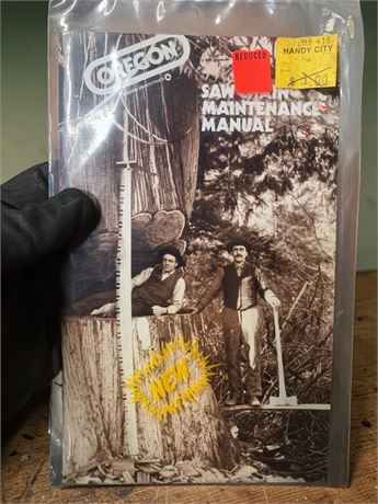 Oregon Saw Chain Maintenance Manual By Omark Industries