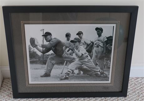 "Baseball Training" Framed Print
