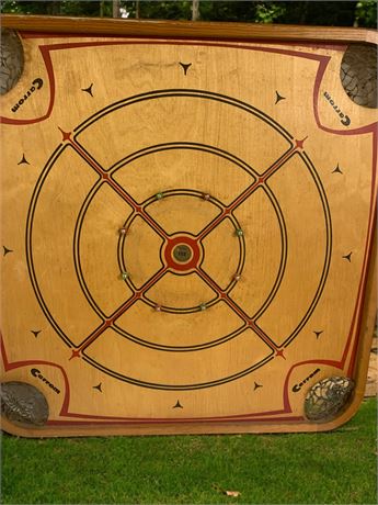Vintage Carom Tabletop Game Board from India