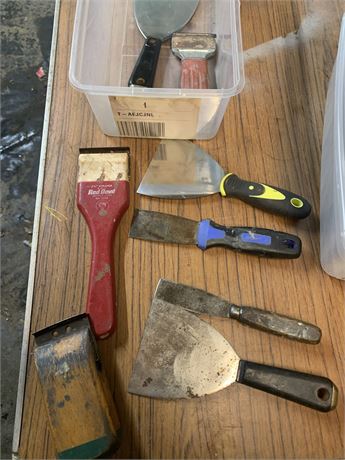 Scraper & Putty Knife Tool Lot