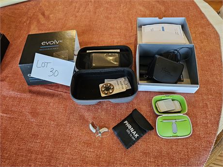 Evolv A1 Rechargeable Hearing Aides & Phonak Accessories