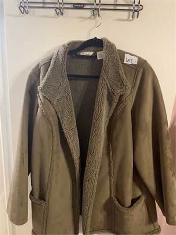 LL Bean Fleece Coat - Tag Says Size 0