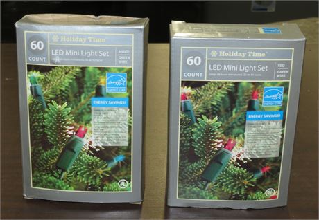 2 Boxes 60 LED Mini Light Sets