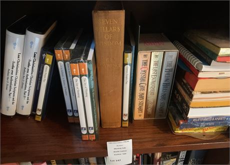 Book Lot Mary Stewart Arthurian Novel Boxed Set, Seven Pillars of Wisdom & More