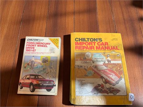 Chilton's Vintage Car Repair Manuals: Ford/Mercury 1981-87 and Import Cars