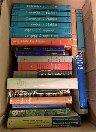 Vintage Book Lot - Stars In My Hair, The Heart of Man & More